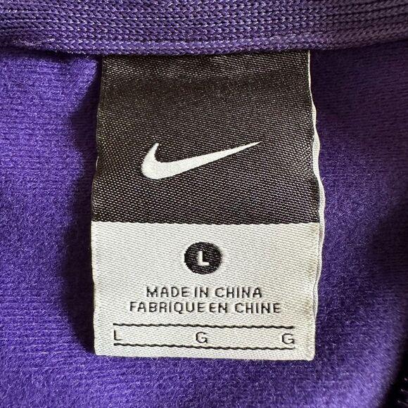 Nike UW Washington Huskies Zip up Jacket Purple and Tan | Women Size Large - Picture 16 of 16